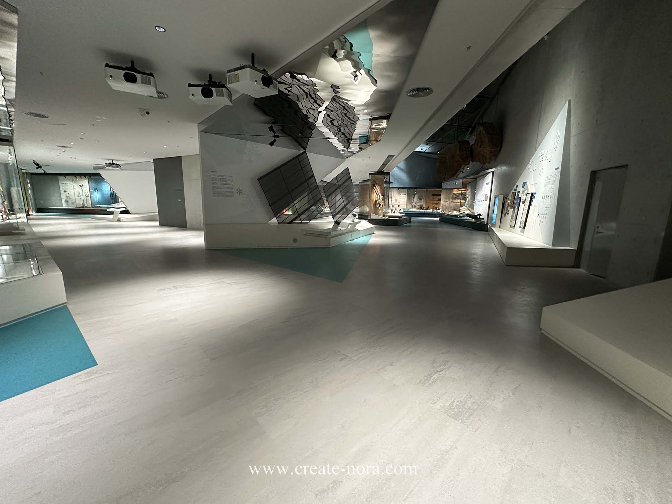 the photo of nora rubber flooring in winter sports Museum 15